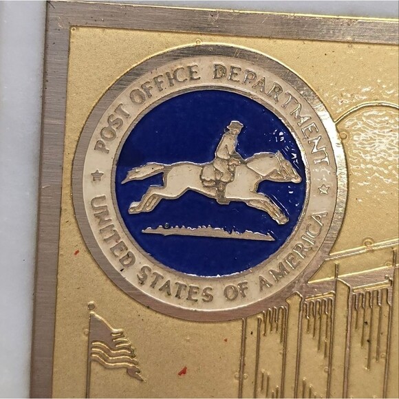 USPS United States Post Office Department Paperweight Richmond Virginia VTG 1970 - Picture 2 of 9